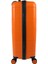 Ultra Hafif Kırılmaz Silikon Kabin Boy Valiz Turuncu+Etiket Hediyeli! 3