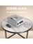 MusicBox Bluetooth 5.0 IPX4 Su Geçirmez RGB Aydınlatmalı 100W TWS Çift Modlu EQ Bass Boost & 3D Çift Mikrofonlu Taşınabilir Karaoke Sistemi Kablosuz Hoparlör Siyah 8