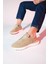 Rafael Bej Denim Kadın Spor Sneaker 1