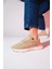Rafael Bej Denim Kadın Spor Sneaker 4