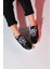Sande Siyah Denim Detaylı Kadın Spor Sneakers 5