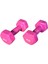 Ckspor 4 kg x 2 Adet Köşeli Vinly Dambıl Seti Kaymaz Özel Kaplama Ithal Ergonomik Dambıl 5