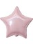 18 inç Pembe Renk Yıldız Şekilli Folyo Balon 1