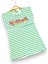 Kız Çocuk Yeşil Çizgili Penye Elbise 2