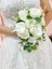 Fulya Gelin Buketi ve Damat Yaka Çiçeği (Gelin, Düğün, Nişan, Kına, El Buketi, Gelin Çiçeği, Damat) 3