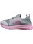 Kids Sneaker Bağcıksız Aqua Ultra Hafif Ortopedik Unisex Spor Ayakkabı Gri Pembe 1