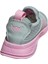 Kids Sneaker Bağcıksız Aqua Ultra Hafif Ortopedik Unisex Spor Ayakkabı Gri Pembe 3