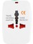 Narita NRT-640 Unıversal Çoklu Priz Çevirici Seyahat Adaptör (125V-250V-6A-13A) (4434) 1