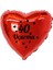 18 inç Kırmızı Renk Bebek Figürlü 40 Uçurma Temalı Kalp Folyo Balon 1