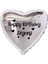 18 inç Gold Renk Kişiye Özel Happy Birthday Yazılı Kalp Figürlü Kalp Folyo Balon 1