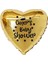 18 inç Gold Renk Kişiye Özel Baby Showers Yazılı Yıldız-Taç Figürlü Kalp Folyo Balon 1