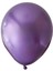 12 inç Mor renk 10 lu Krom-Mirror-Aynalı Dekorasyon Balonu 1