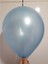 12 inç Açık Mavi renk 10 lu Metalik Dekorasyon Balonu 1