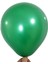 12 inç Yeşil renk 10 lu Metalik Dekorasyon Balonu 1