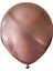 12 inç Rose Gold renk 25 li Krom-Mirror-Aynalı Dekorasyon Balonu 1