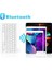 Wenn Tab Pro 10 10.1" Uyumlu Kablosuz Bluetooth Şarj Edilebilir Mini Q Klavye - Beyaz 3