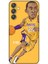 Samsung Galaxy A24 Kılıf Basketbolcular 10 Laker 24 Mor Sarı Full Hd Kılıf 1