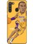 Samsung Galaxy A21 Kılıf Basketbolcular 10 Laker 24 Mor Sarı Full Hd Kılıf 1