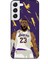Samsung Galaxy S22 Kılıf Basketbolcular 18 Lebron James Nba Parlak Kılıf 1