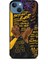 Apple iPhone 13 Kılıf Basketbolcular 7 Kobe 24 Siyah Sarı Desenli Kılıf 1