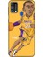 Samsung Galaxy M21S Kılıf Basketbolcular 10 Laker 24 Mor Sarı Full Hd Kılıf 1