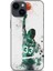 Apple iPhone 14 Kılıf Basketbolcular 28 Bird 33 Beyaz Yeşil Iz Bırakmayan Kılıf 1
