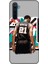 Realme 6 Kılıf Basketbolcular 27 Duncan 21 Gri Lazer Kesim Silikon 1