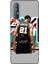 Oppo Reno 3 Pro Kılıf Basketbolcular 27 Duncan 21 Gri Lazer Kesim Silikon 1