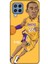 Samsung Galaxy M22 Kılıf Basketbolcular 10 Laker 24 Mor Sarı Full Hd Kılıf 1