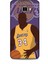 Samsung Galaxy C7 Kılıf Basketbolcular 24 Lakers Kahverengi Darbe Emici Kılıf 1