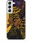 Samsung Galaxy S22 Kılıf Basketbolcular 7 Kobe 24 Siyah Sarı Desenli Kılıf 1