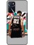Oppo A16 Kılıf Basketbolcular 27 Duncan 21 Gri Lazer Kesim Silikon 1
