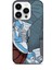 Apple iPhone 14 Pro Kılıf Basketbolcular 3 Ayakkabı Mavi Arka Kapak 1