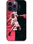 Apple iPhone 14 Pro Max Kılıf Basketbolcular 5 Jordan Bulls Beyaz Koruma Kılıfı 1