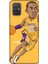 Samsung Galaxy A91 Kılıf Basketbolcular 10 Laker 24 Mor Sarı Full Hd Kılıf 1