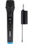 V-102 Vhf Kablosuz Mikrofon Profosyonel Cami Okul Otobüs Sunum Düğün Alıcılı El Mikrofonu Karaoke Digital Ekran 1