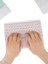 Wenn Tab Ultra 10.4" Uyumlu Kablosuz Bluetooth Şarj Edilebilir Mini Q Touchpad'li Klavye - Siyah 2