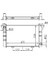 Brazıng Motor Radyatör Renault R12 Tl Tx Stw Toros 475X308X26 Alüminyum 7700571627 057026 Oris 1