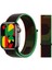 Apple Watch 38MM / 40MM/ 41 mm (Seriler /se ile Uyumlu) Cırtlı Bant Kordon Koyu Yeşil 1