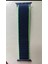 Apple Watch 38MM / 40MM/ 41 mm (Seriler /se ile Uyumlu) Cırtlı Bant Kordon Mavi Yeşil 2