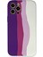 Iphone 12 Pro Max Kılıf Ebruli Lansman Silikon - Mor-Beyaz 300099 1