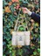 Açık Bej The Tote Bag Peluş Kolon Askılı Omuz ve El Çantası 3