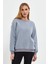 Duman Sweatshirt Oversize Sweatshirt Kadın Bisiklet Yaka Sweatshirt 4