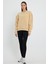 Vizon Rengi Sweatshirt Oversize Sweatshirt Kadın Bisiklet Yaka Sweatshirt 2