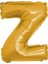 34 inç Z Gold Renk Harf Folyo Balon 1