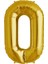 34 inç O Gold Renk Harf Folyo Balon 1