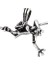 Gümüş 925 Ayar Crazy Frog Kolye Ucu 1