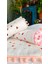 Annem Çeyizlik 50X90 Cm. Bukle Dokulu Yeni Trend Kalp ve Çiçek Nakışlı El, Yüz Havlusu (3.lü Set) 3