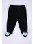 Babyhola Kadife Yelek Patikli Pantolon Unisex Bebek 2'li Set Siyah 5