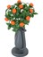 Dekoratif Mini Vazoda Yapay Mandalina Demeti 30 cm 3